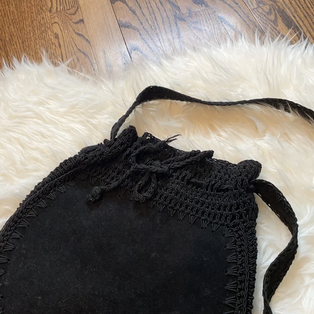 28 Shop purse suede & silk knit Made in Italy - Picture 4 of 6
